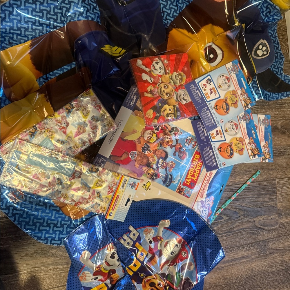 Paw Patrol Birthday Party Supplies